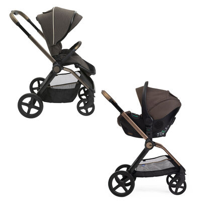 Mysa Stroller Bronze Lizard Re_Lux + Kory Plus Special Car Seat Bronze Lizard